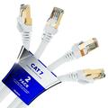Maximm White 20 ft Ethernet Cable Cat 7 ethernet Cable 2 Pack Cat 7 Ethernet Cable 20 ft Ethernet Cable 20 ft High Speed 20ft Ethernet Cord Cat7 Ethernet Cable 20 ft ethernet Cable Pack