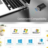 Yinrunx Bluetooth Adapter Bluetooth Transmitter Bluetooth Receiver Wifi Adapter Usb Wifi Adapter Bluetooth Adapter for Pc Wifi Adapter for Desktop PC Bluetooth Dongle Adapter Usb Bluetooth Adapter