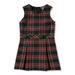 Cookie s Little Girls Bib Front Jumper with Kick Pleats (Sizes 2 - 6X) - black/red/white/gold *plaid #63* 3