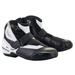 Alpinestars SMX-1 R V2 Mens Vented Leather Motorcycle Boots Black/White 47 EUR