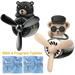 2 pack Bear Car Air Freshener Cute Car Diffuser Rotating Propeller Air Outlet Vent Fresheners Aromatherapy Ornament Car Accessories Automotive Air Fresheners for Cars With 4 Fragrant Tablets