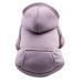 Pet Pullover Winter Warm Hoodies Cute Puppy Sweatshirt Dog Christmas Small Cat Dog Outfit Pet Apparel Clothes Purple X-Large