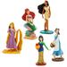 Disney Princess 5-Piece PVC Figure Play Set [Belle Pocahontas Mulan Rapunzel Ariel]