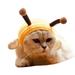 Cute Pet Hat Dog Cat Cosplay Cap Handmade Knitted Woolen Yarn Cap Funny Costume for Pet Kitten Puppy Birthday Christmas and Halloween