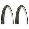 Tire set. 2 Tires. Two Tires Duro 26 x 1.75 Black/Black Side Wall HF-810. Bicycle Tires bike Tires beach cruiser bike Tires cruiser bike Tires