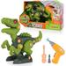 SHANNA Dinosaur Toys for Kids Take Apart Building Toy Set with Electric Drill Construction Engineering Play Kit for 3 4 5 6 Year Old Boys Girls
