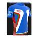 Equatorial Guinea Full Zipper Bike Short Sleeve Cycling Jersey for Men - Size 3XL