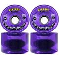 Bigfoot Longboard Wheels 76mm 80A SHR Mountain Cruisers Translucent Purple