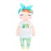 Pudcoco Fruit Theme Plush Toy with Embroidery Cartoon Style Stuffed Doll for Sleeping