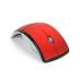 2.4G Wireless Mouse Foldable Computer Mouse Mini Travel Notebook Mute Mouse USB Receiver For Laptop PC Red