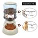 HOTYA 3.7L Large Capacity Plastic Cat Dog Automatic Feeder Waterer Pet Bowl Dispenser