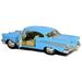 5 Kinsmart 1957 Chevrolet Bel Air Diecast Model Toy Car 1:40 Chevy Blue