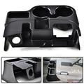 G-Plus Center Console Cup Holder Fit for 2003-2012 Dodge Ram 1500 2500 3500 Console Cup Holder Matte Black