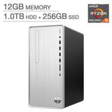 HP Pavilion Desktop - AMD Ryzen 5 5600G - Windows 11 12GB RAM 1TB HDD + 256GB SSD