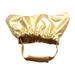 YUEHAO Pet Shower Cap For Ears- S Dog Shower Cap Pet Bath Cap With Adjustable Fixed Strap For Pets Cats Dogs Taking Shower Pet Bath Hat Prevent Gold