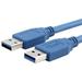 OMNIHIL 5FT USB 3.0 A to USB-3.0 A [ MALE-to-MALE} Cable Compatible with Beelink GTR PRO Mini PC