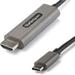 StarTech.com 6ft (2m) USB C to HDMI Cable 4K 60Hz w/ HDR10 - Ultra HD USB Type-C to 4K HDMI 2.0b Video Adapter Cable - USB-C to HDMI HDR Monitor/Display Converter - DP 1.4 Alt Mode HBR3 (CDP2HDMM2MH)