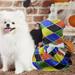 Happy Date Halloween Lightweight Velvet Clothes Dog Costume Puppy Dress Doggie Party Girl One Piece with Bowknot Holiday Cat Outfits Black Medium