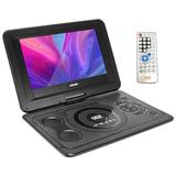 Yirtree 13.9 Inches Portable DVD Player Region-free USB Port 270 Degree Rotation Swivel Screen EVD Player for Home