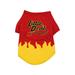 Small Dogs Shirt Tops Pet Dog Jacket Dog Printed Pullover Cute Pet Dress Winter Warm Vest Cat Dog Sweater Red X-Small