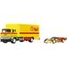 Hot Wheels Team Transport Truck & Race Car Gift for Racing Collectors