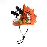 LIWEN Dog Hats Halloween Style Creative Felt Cloth Adjustable Cosplay Headwear for Pet