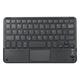 Festnight Wireless BT 3.0 Keyboard 59 Keys Ultra-slim Mini BT Keyboard with Touch Pad Support Android Windows iOS System