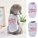 Opolski Breathable Pet Shirt Love Stripe Design Lightweight Novel Style Two-legged Pet Costume for Daily Dressing Up