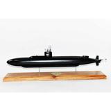 USS Parche Extended Hull SSN-683 Submarine Model US Navy Scale Model Mahogany Sturgeon Class