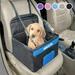 Henkelion Small Dog Car Seat Dog Booster Seat for Car Front Seat Pet Booster Car Seat for Small Dogs Medium Dogs Within 30 lbs Reinforced Dog Car Booster Seat Harness with Seat Belt - Black