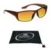 proSPORT Bifocal Sunglass Reader Blue Blocker Reading HD Brown Frame Men Women