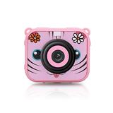 SHELLTON Digital Video Camera Action Sports Camera 1080P 12MP Waterproof 30M Built-in Lithium Battery with 32G TF Card and Silicone Sleeve Gift for Kids