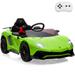 Official Licensed Toyota Tacoma Kids 12V Ride on Toys Ride on Car with Remote Control MP3 Player Radio Lights Battery Powered Electric Ride on Vehicle for 2 to 4 Years Birthday Gift Green