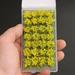 DIY Flowers Clusters Static Model Railway Garden Ahitecture Landscape Building Materials Diorama Scenery Table Decor - yellow