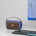 SuoKom Bluetooth Speaker Outdoor Portable Bluetooth Stereo Radio Wireless Retro Handheld Support TF Card on Clearance