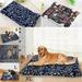 Happy Date Pet Bed for Dogs and Cats - Quilted Faux Fur Self-Warming Thermal Cushion Bed Pad for Crates or Kennels Washable