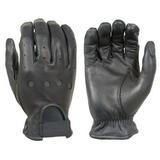 Damascus D22 Leather Driving Gloves Full-Finger Unlined Medium Black