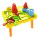 2 in 1 Sand Water Table Beach Toys for Kids Sandbox Table with 14psc Toys Sand Toys Set for Boys Girls over 18 month Indoor Outdoor