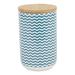 Bone Dry Ceramic Treat Jar Canister for Pets Dishwasher Safe 4x6.5 Teal