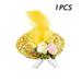 Chicken Hats for Hens Funny Chicken Accessories for Small Pets with Adjustable Elastic Strap Vintage Pet Feather Hat Rooster Duck Parrot Poultry Fancy Costume (1 PCS)