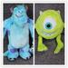 AquaMesto Movies & TV - 1pair Monsters University Monster 25cm Mike Wazowski and 28cm James P. Sullivan Plush Toys for Kids Birthday Gift Stuffed Doll 1 PCs