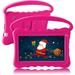 Kids Tablet 7 inch Toddler Tablet for Kids Edition Tablet with WiFi Dual Camera Children Tablet for Toddlers 32GB Android 10 with Parental Control Shockproof Case Google Play YouTube Netflix(Rose Red)