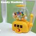 CNKOO 1pcs Mini Gashapon Machine Children Toys Capsules Party Bag Fillers Toy Egg Coin-Operated Children Birthday Party Bag Fillers Toy Yellow