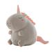 Stuffed Animal Unicorn Lovely Unicorn Plush Toy Gift for Children Adults 25CM (Gray + Pink)