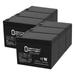 12V 8Ah SLA Battery Replaces Hewlett Packard PowerWise L900 - 6 Pack