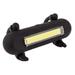 Clean Motion Atomic Hotdog Bike LED Safety Front Light USB Rechargeable Black