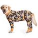 BT Bear Dog Onesie Recovery Suit Full Coverage Anti-Shedding Dog Pajamas Soft And Comfortable Dog Joint Protection Clothing Dog Warm Shirt for Medium Large Dog Camouflage 32/4XL