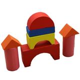 Good-Life 34PCS/Set Colorful Infant Wood Blocks Toys Geometric Shape Stacking Building Blocks Toddlers Kindergarten Toy