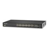 Signamax Connectivty SIG-FO-SC10020 C-100 24 Port Fast Ethernet PoE Plus Switch Black