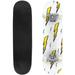 Retro vintage 80s lightning bolts fashion style seamless pattern Outdoor Skateboard Longboards 31 x8 Pro Complete Skate Board Cruiser